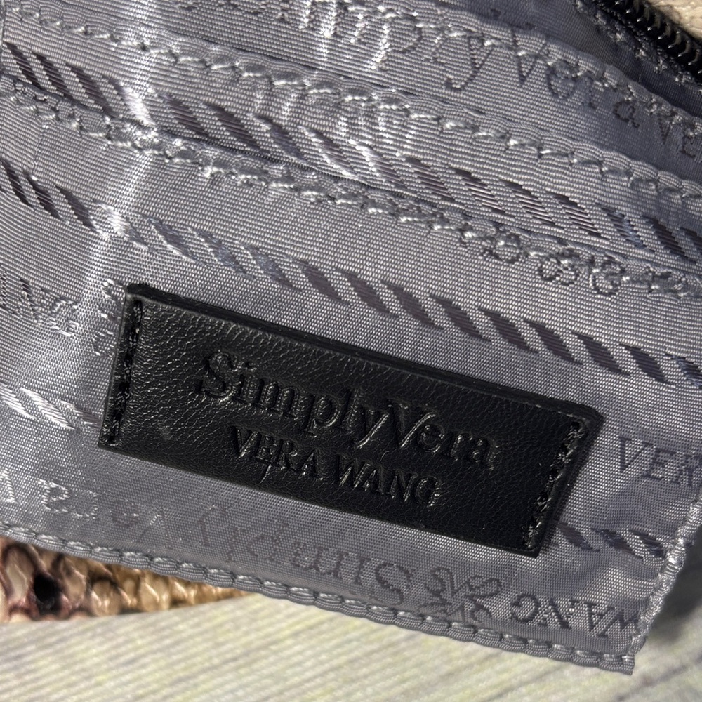 Simply Vera Vera Wang Blue Textured Clutch - Picture 5 of 8
